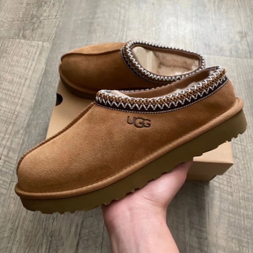 💙🆕️ Ugg Tasman Chestnut Suede Women's Slippers 💖